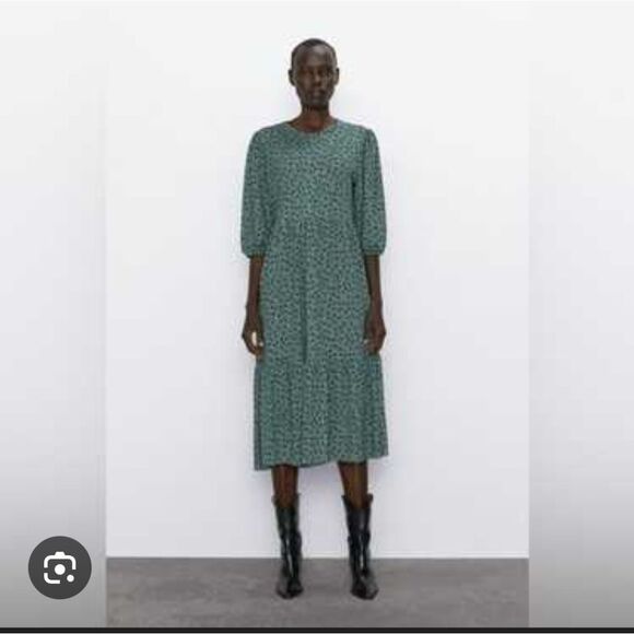 Zara Dresses & Skirts - Zara Floral Midi Dress Zara Small Dress